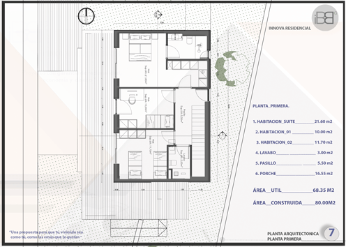 Plano construcción tradicional